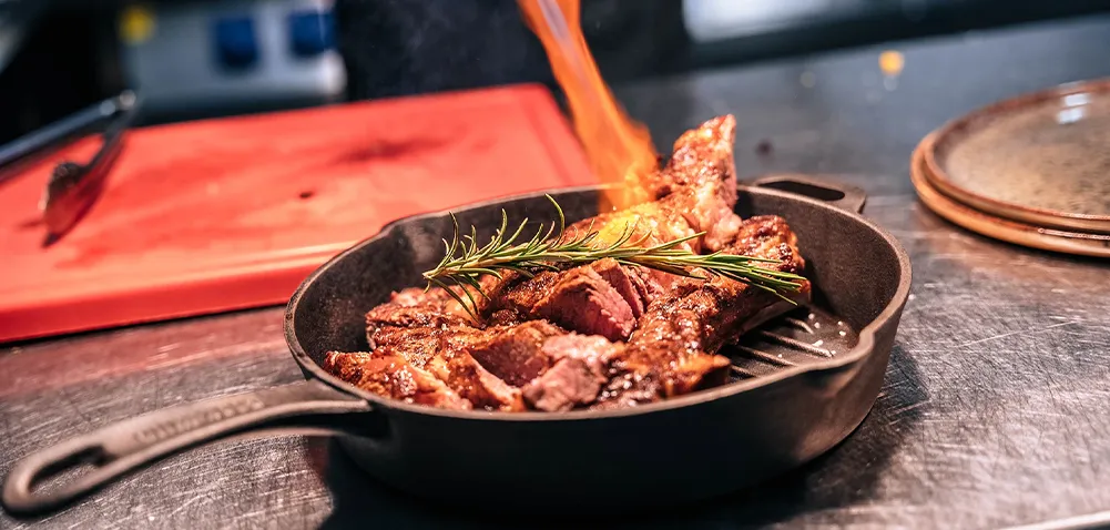 Coquilles met zoete aardappel en zwarte olijf in Ensuite Bellegem